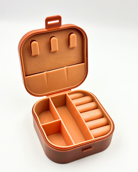 BROWN SILICON JEWELLERY ORGANISER