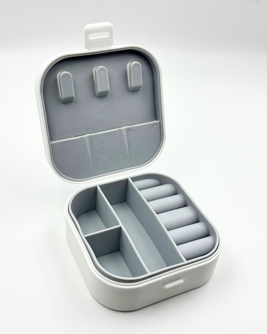 WHITE SILICON JEWELLERY ORGANISER