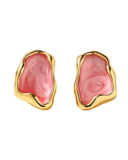 PINK EVE STUDS