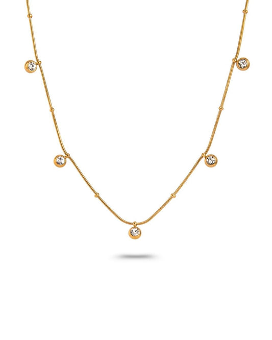 CRYSTAL CHAIN PENDANT