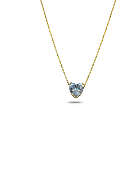 HEART SOLITAIRE PENDANT