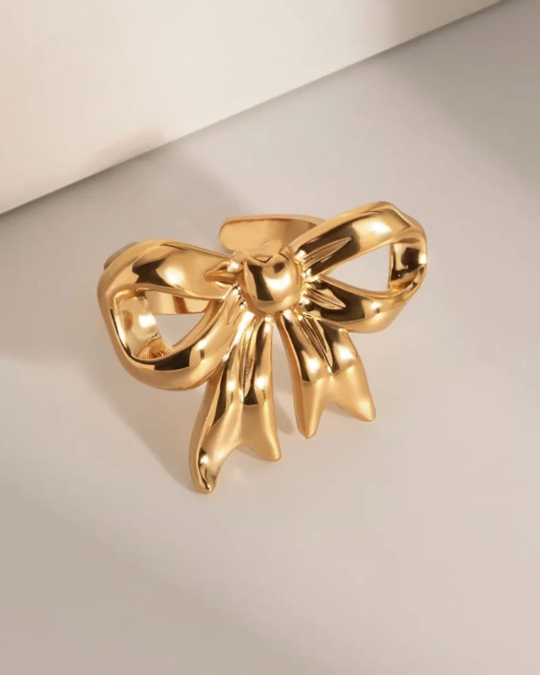 BOW CHUNKY RING