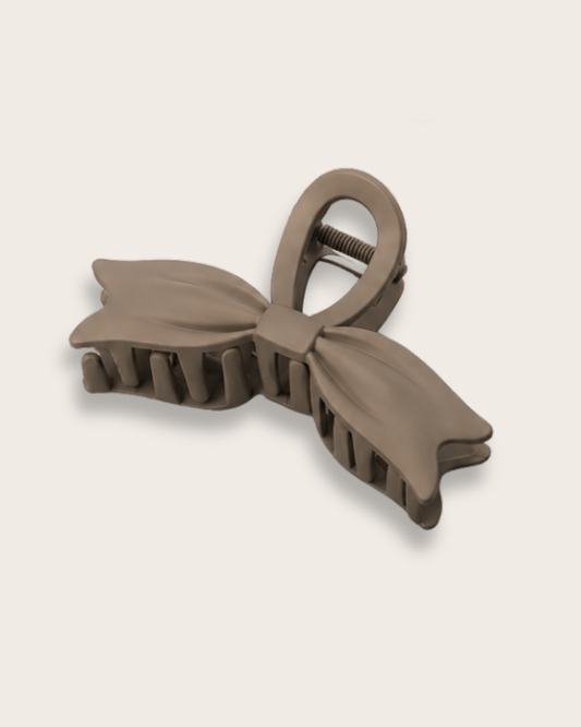 Korean Matte Bow Claw Clip | Non Slip Hair Clutcher