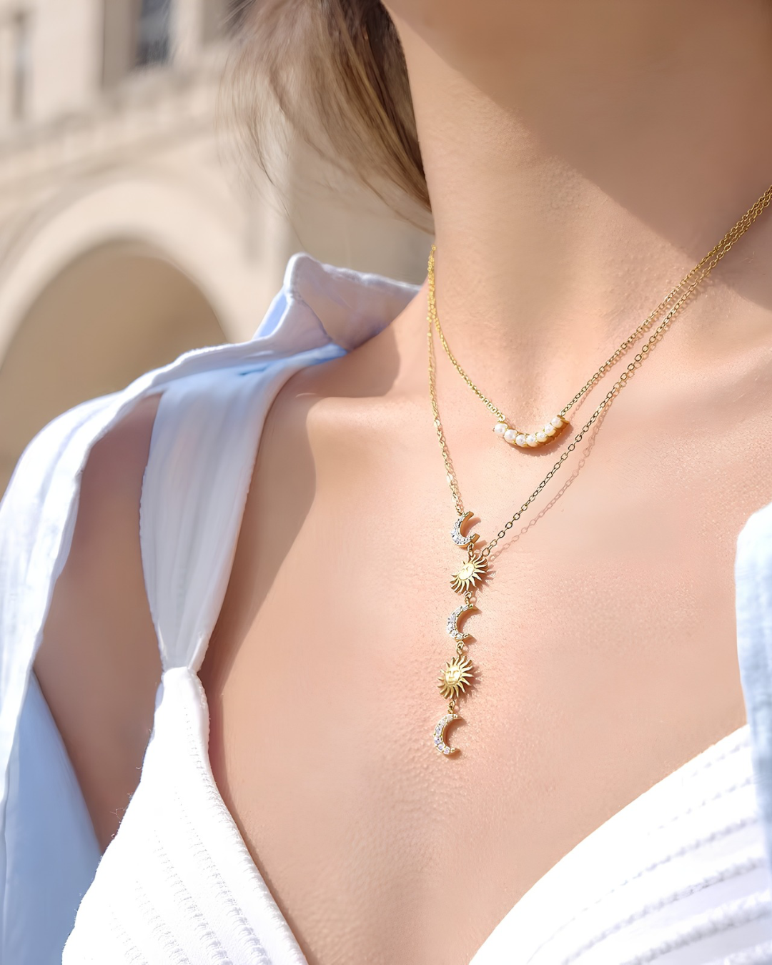 SUN MOON PENDANT