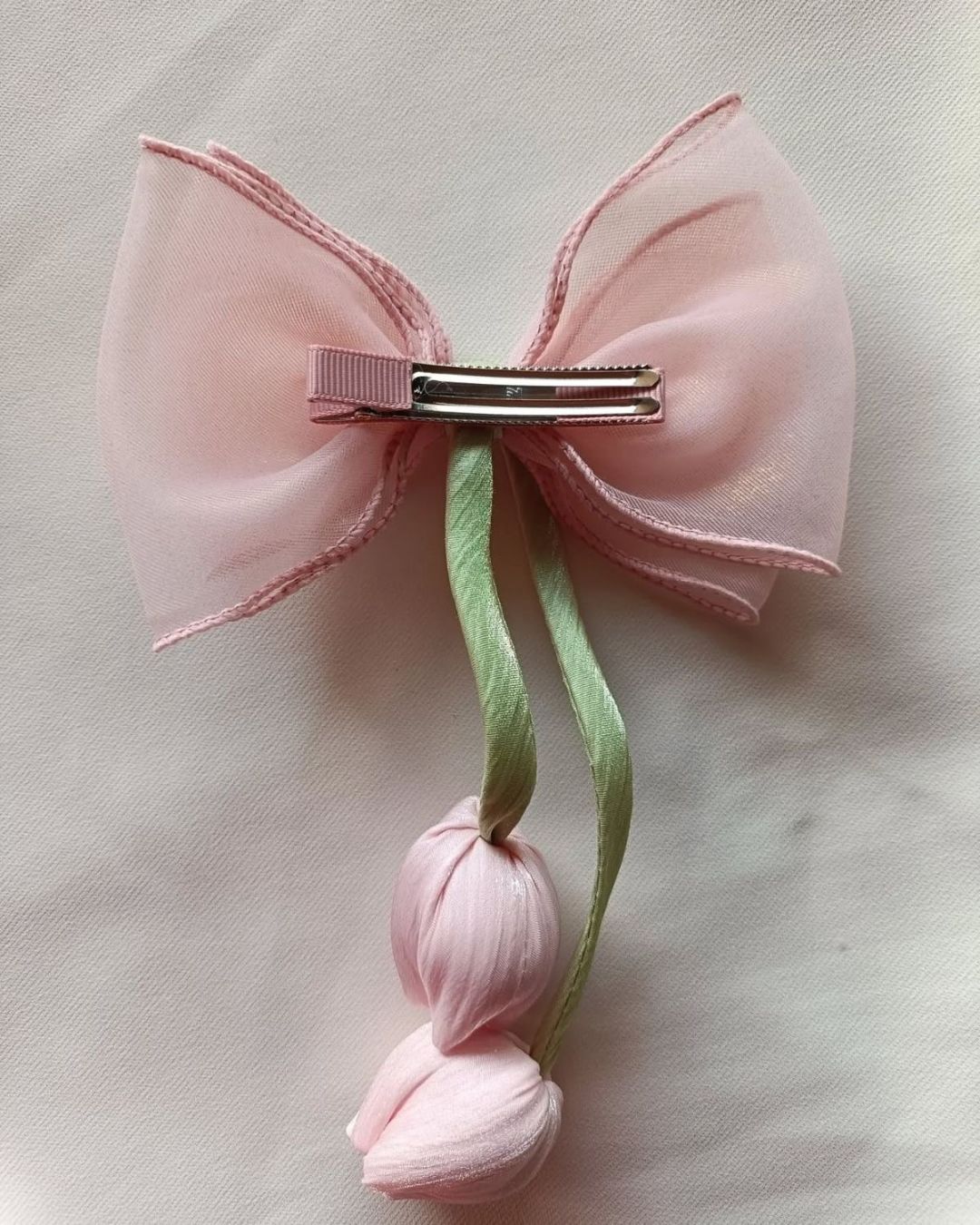 Korean Tulip Flower Hair Clip