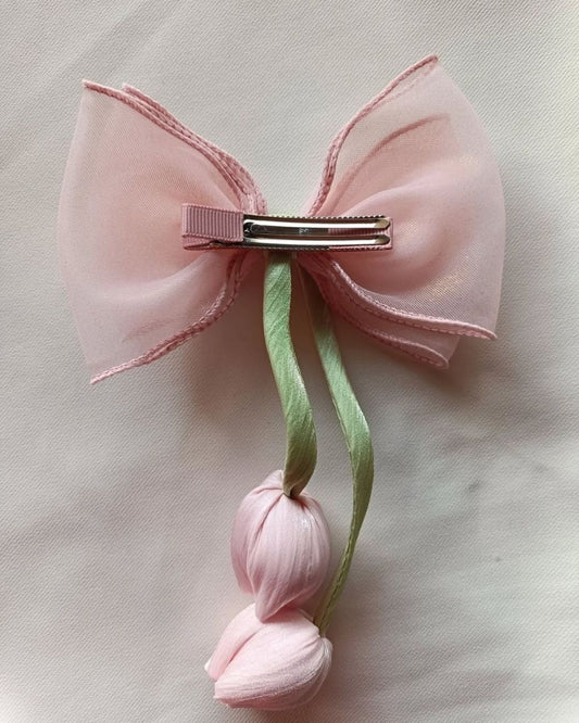 Korean Tulip Flower Hair Clip