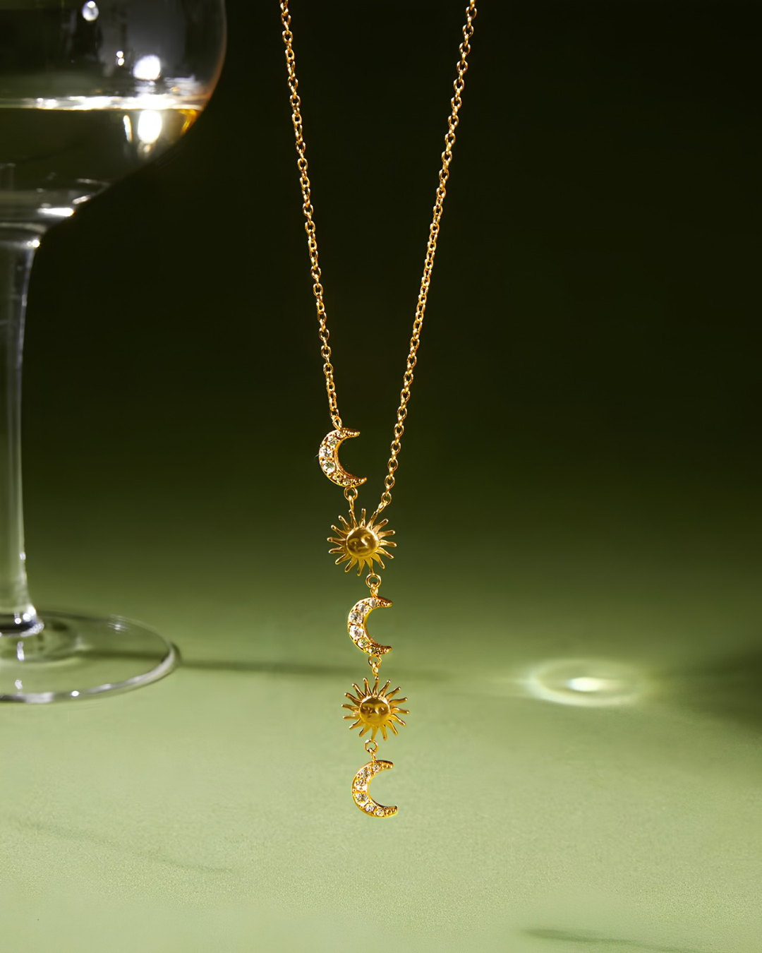 SUN MOON PENDANT