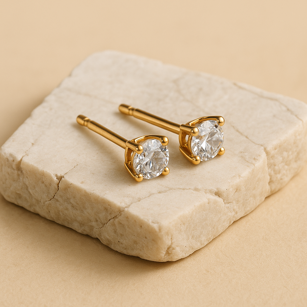CRYSTAL STUD EARRINGS