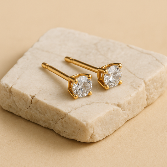 CRYSTAL STUD EARRINGS