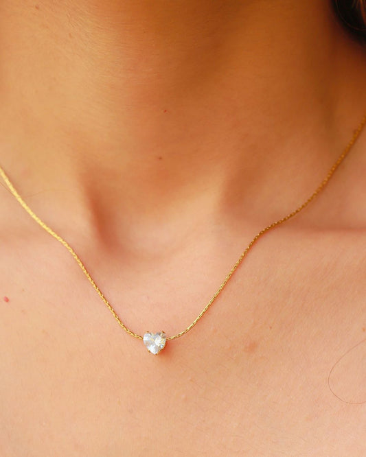 HEART SOLITAIRE PENDANT