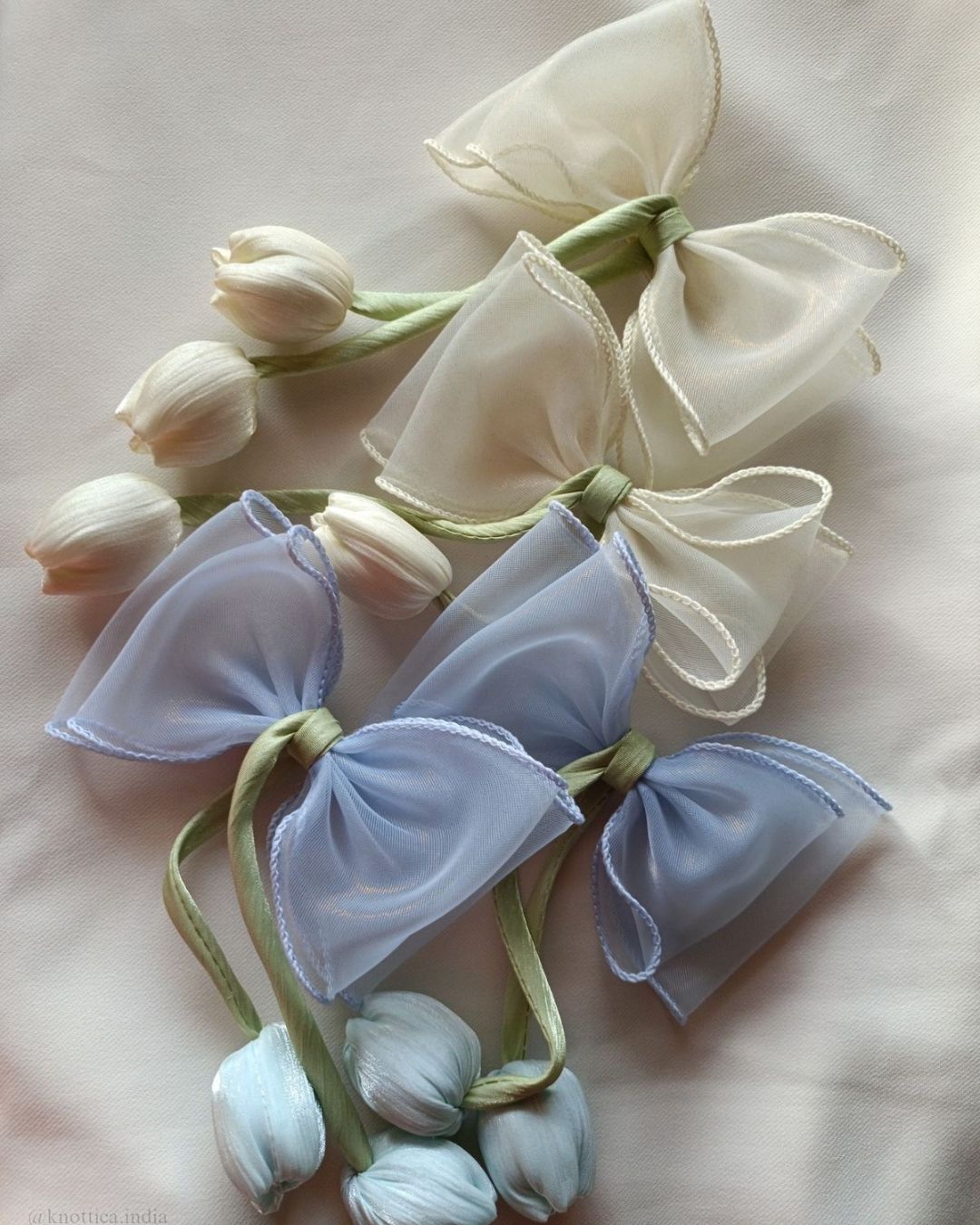Korean Tulip Flower Hair Clip