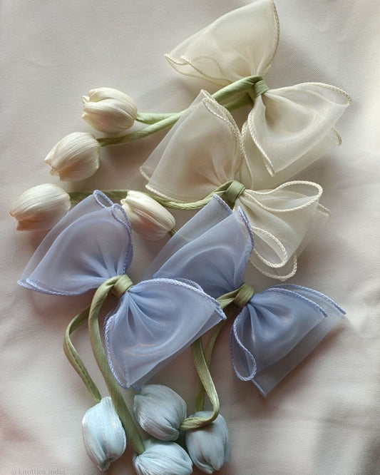 Korean Tulip Flower Hair Clip