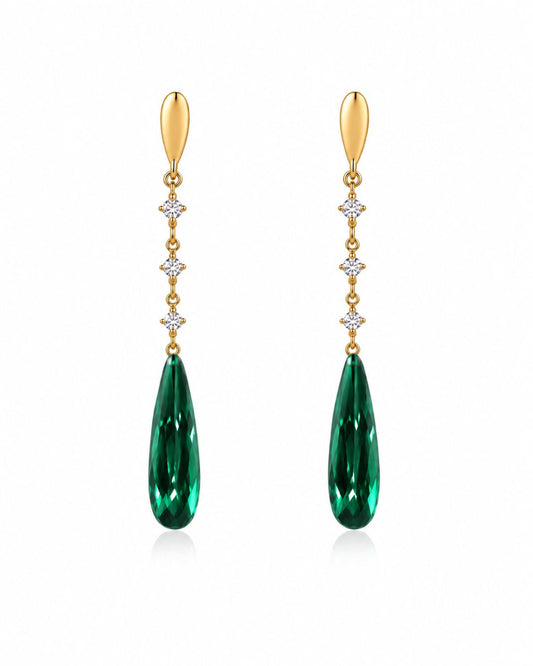 SASHA EARRINGS GREEN
