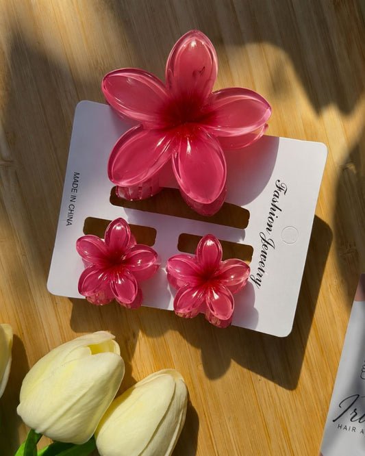SET OF 3 FLOWER