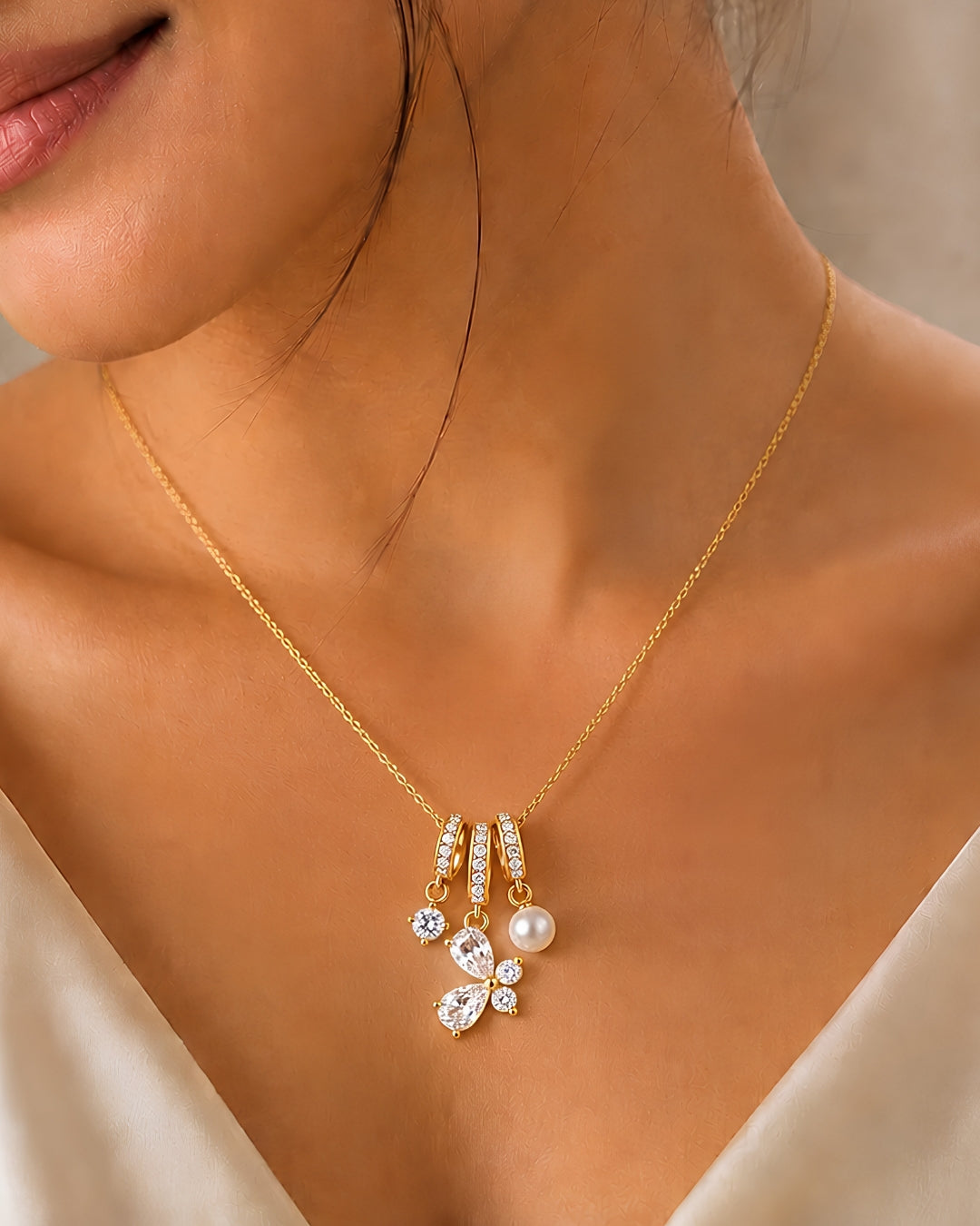 BUTTERFLY CHARM PENDANT