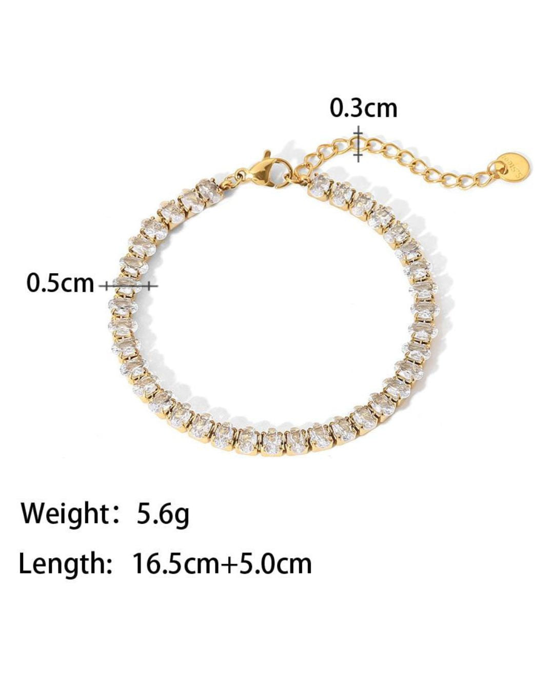 OVAL TENNIS BRACELET