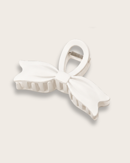 Korean Matte Bow Claw Clip | Non Slip Hair Clutcher