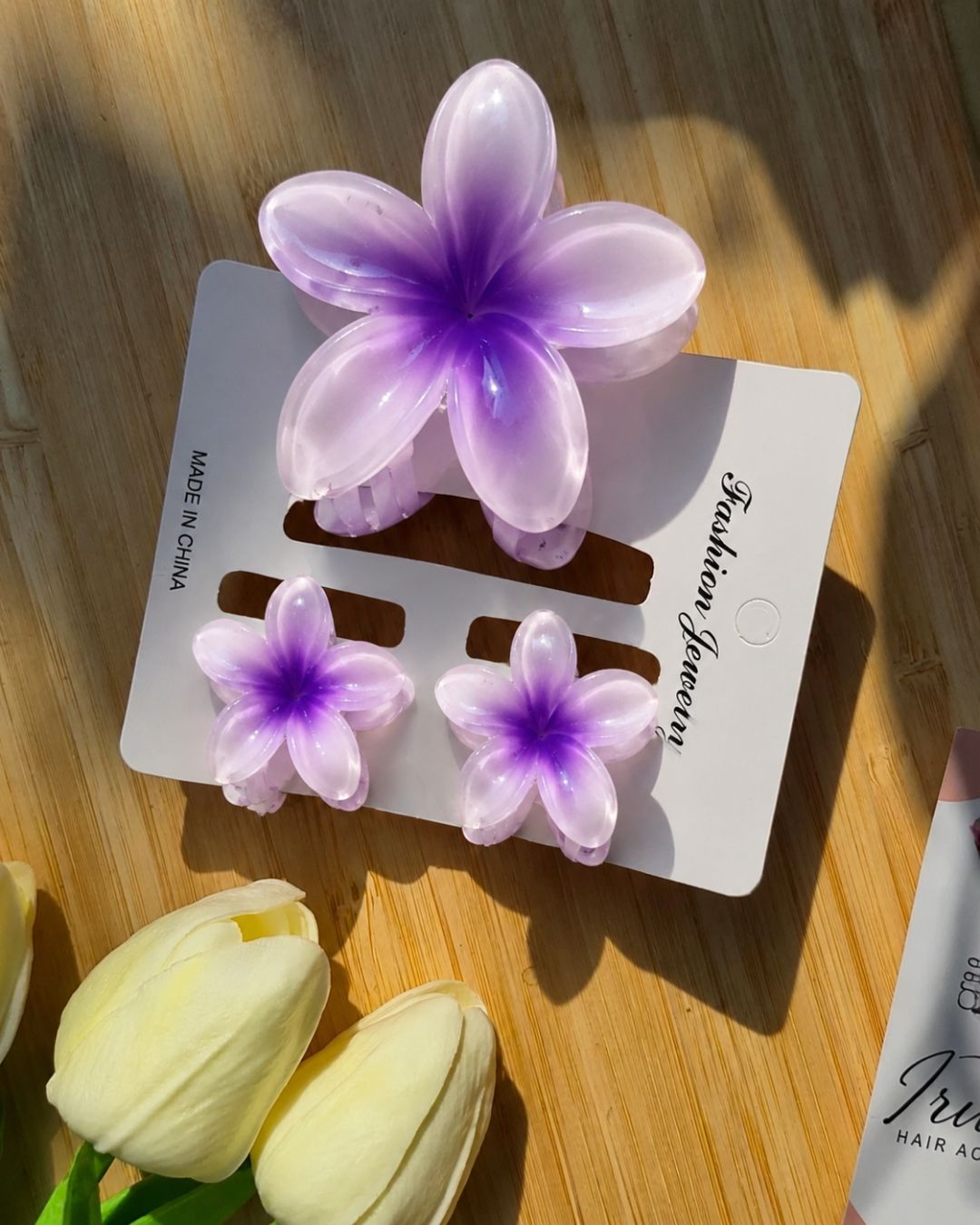 SET OF 3 FLOWER