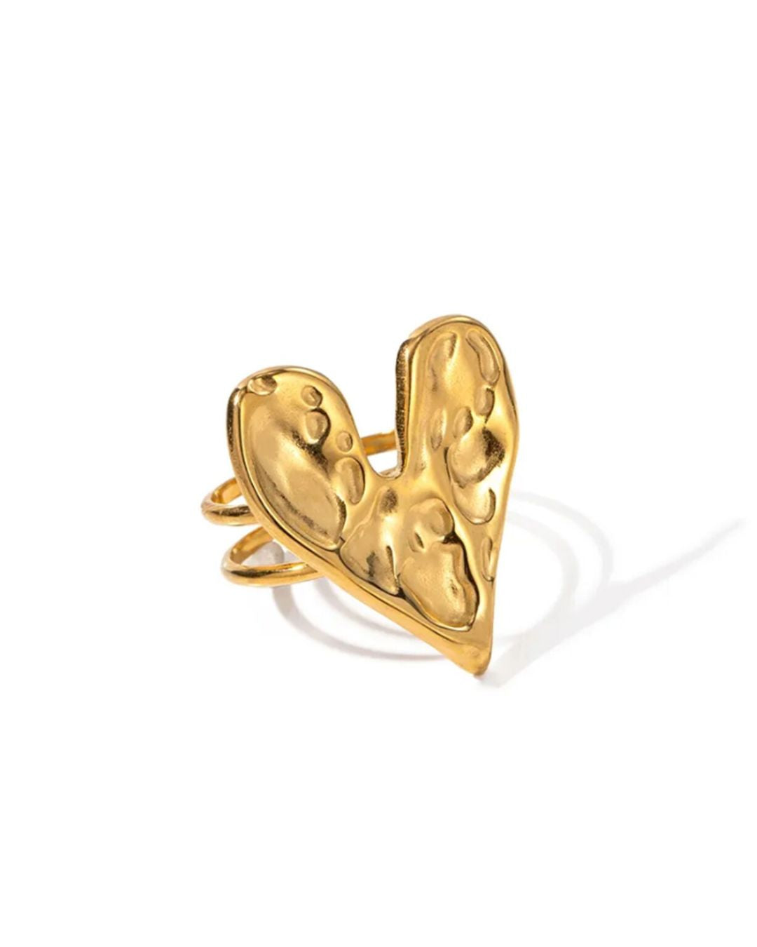 CHUNKY HEART RING