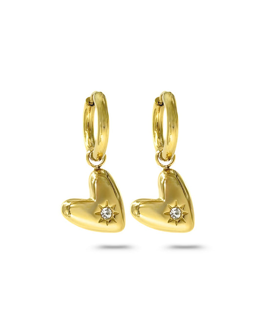 EVA HEART EARRINGS