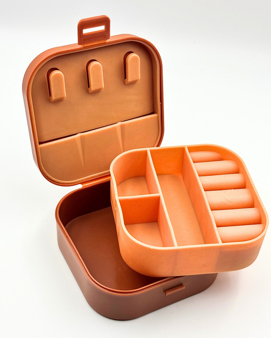 BROWN SILICON JEWELLERY ORGANISER