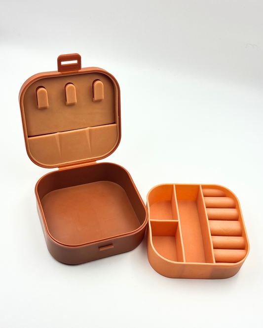BROWN SILICON JEWELLERY ORGANISER
