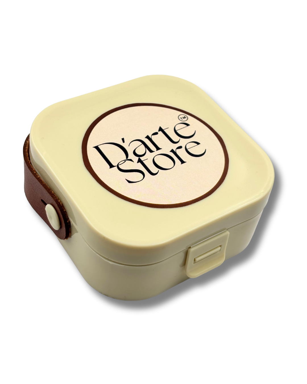 BEIGE JEWELLERY ORGANISER WITH MIRROR