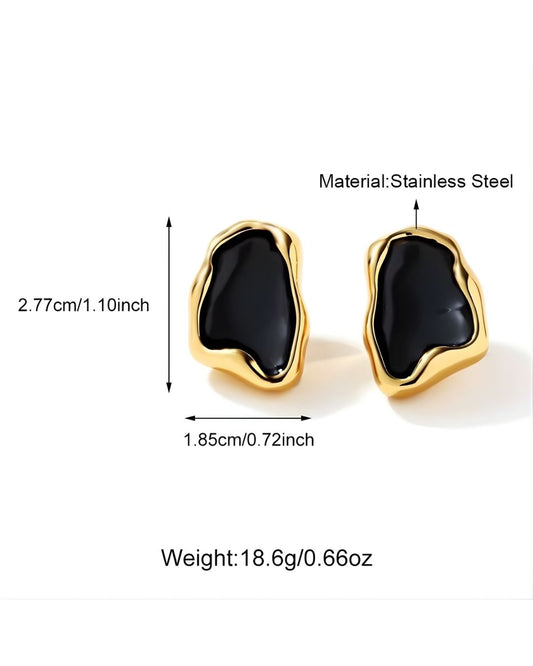 BLACK EVE STUDS