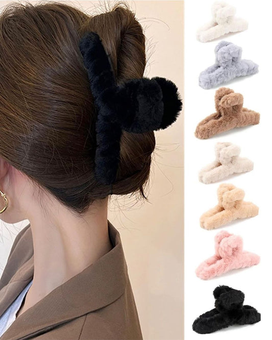 KOREAN FLUFFY CLAW CLIP