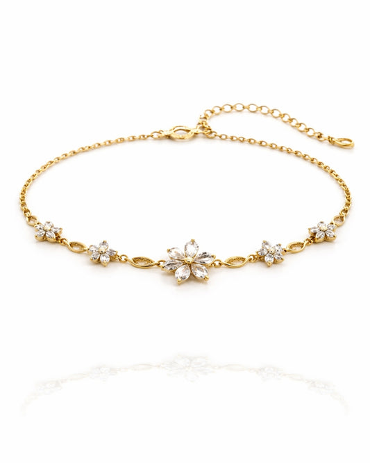 CRYSTAL FLOWER BRACELET