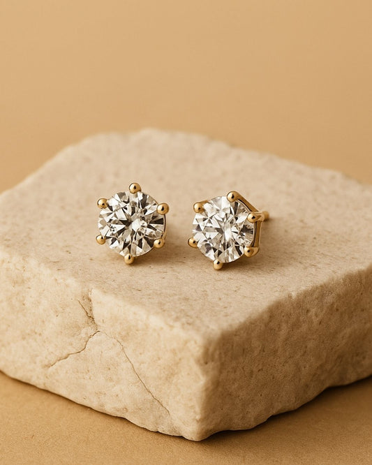 CRYSTAL STUD EARRINGS