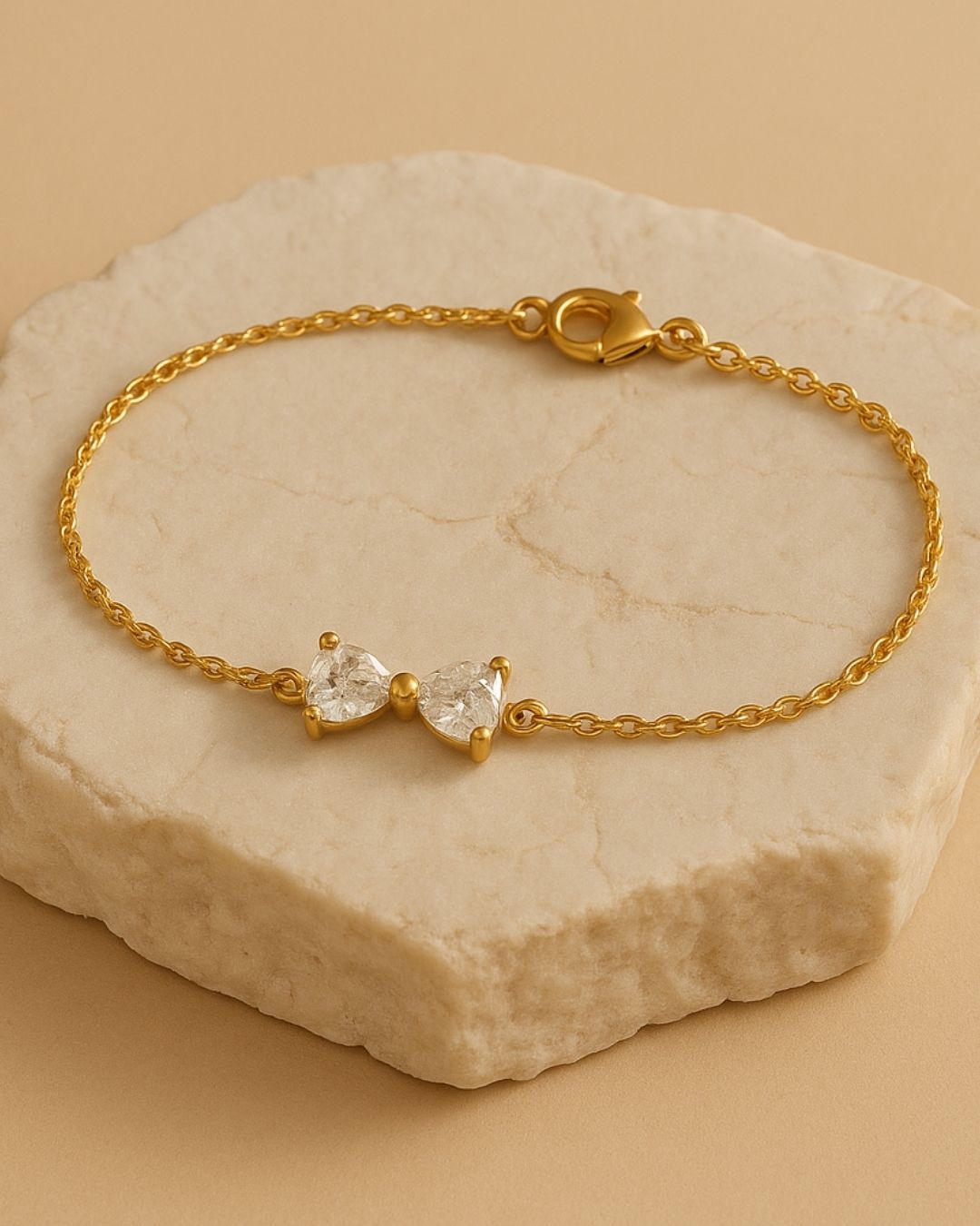 CRYSTAL BOW BRACELET