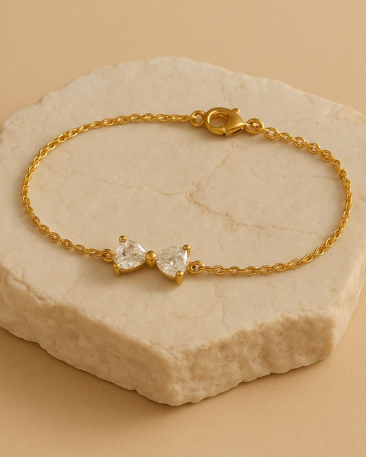 CRYSTAL BOW BRACELET
