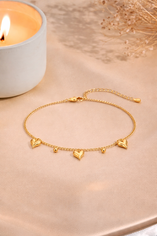DROP HEART BRACELET