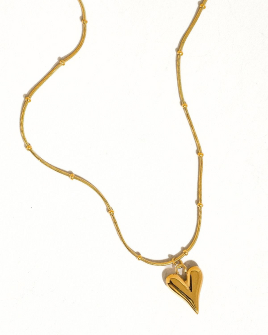 DROP HEART PENDANT