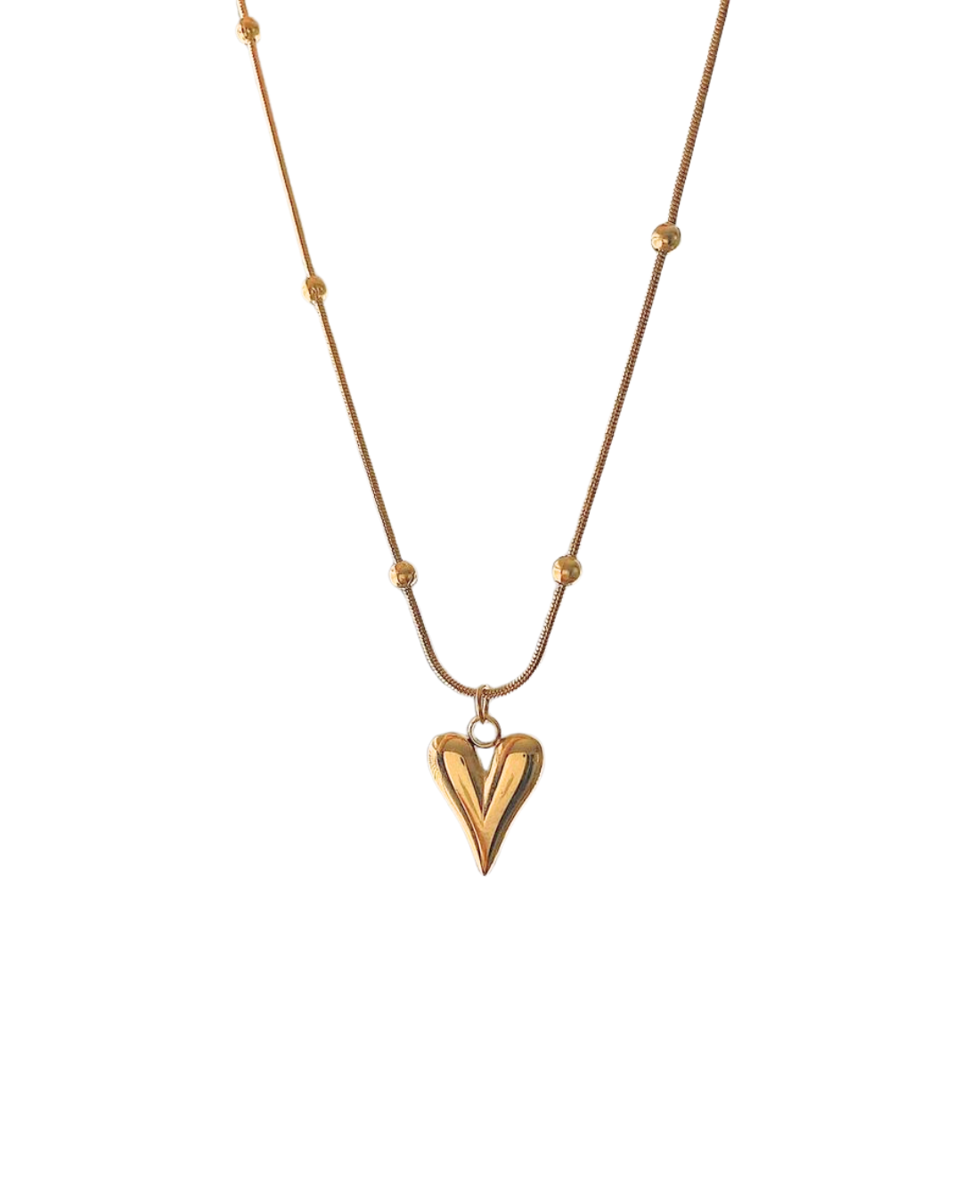 DROP HEART PENDANT