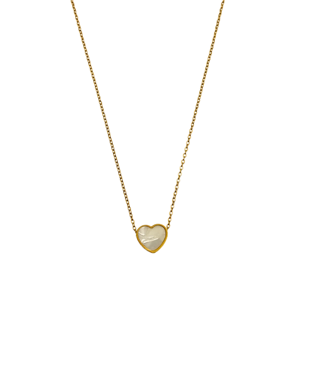 DUAL BLACK AND WHITE HEART PENDANT