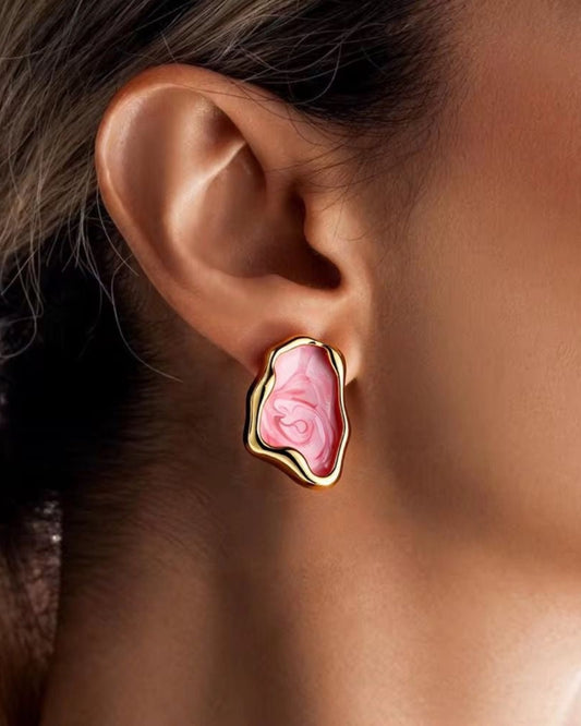 PINK EVE STUDS
