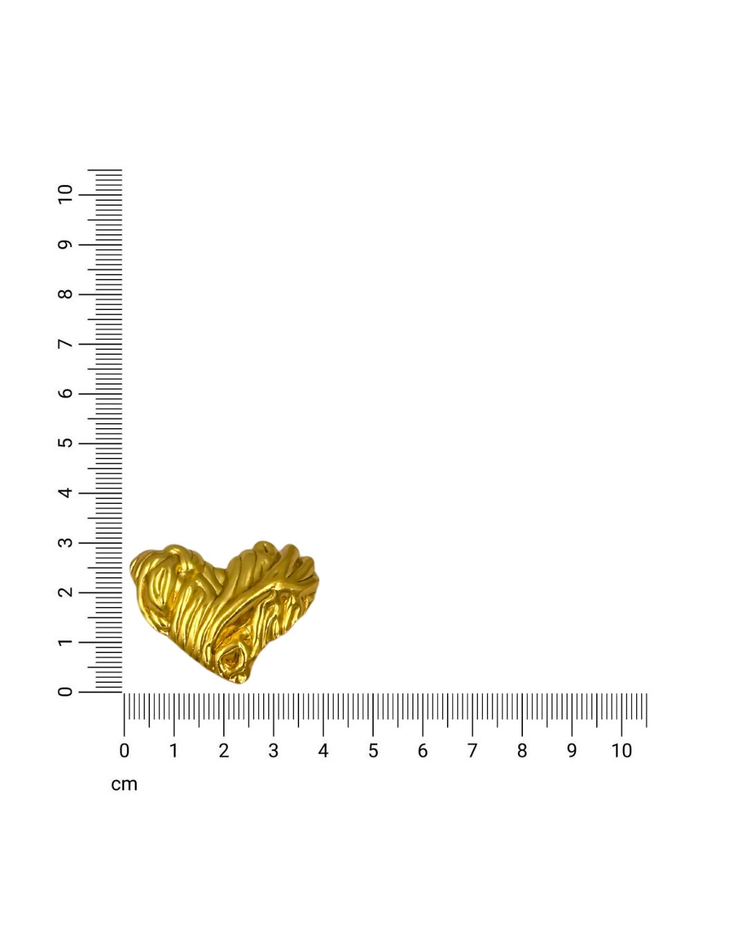 CHUNKY HEART EARRINGS