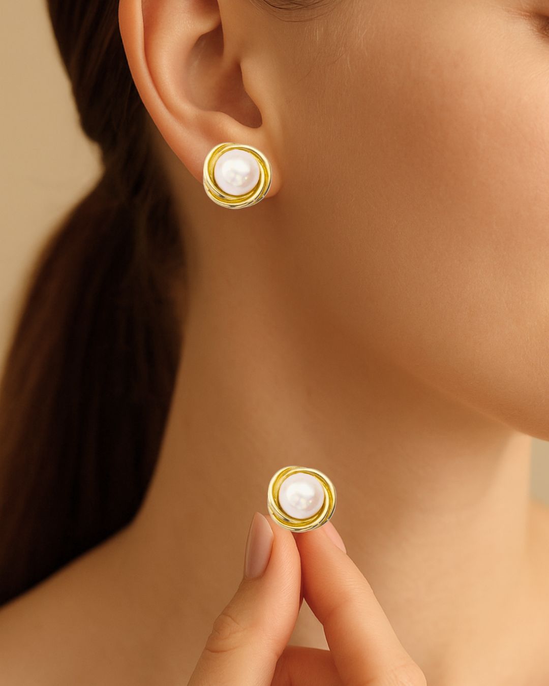 MOTHER OF PEARL EARRINGS