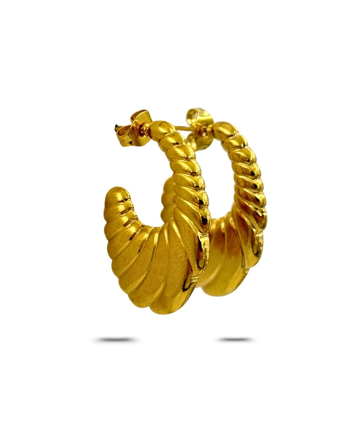 CURVE STUD EARRINGS
