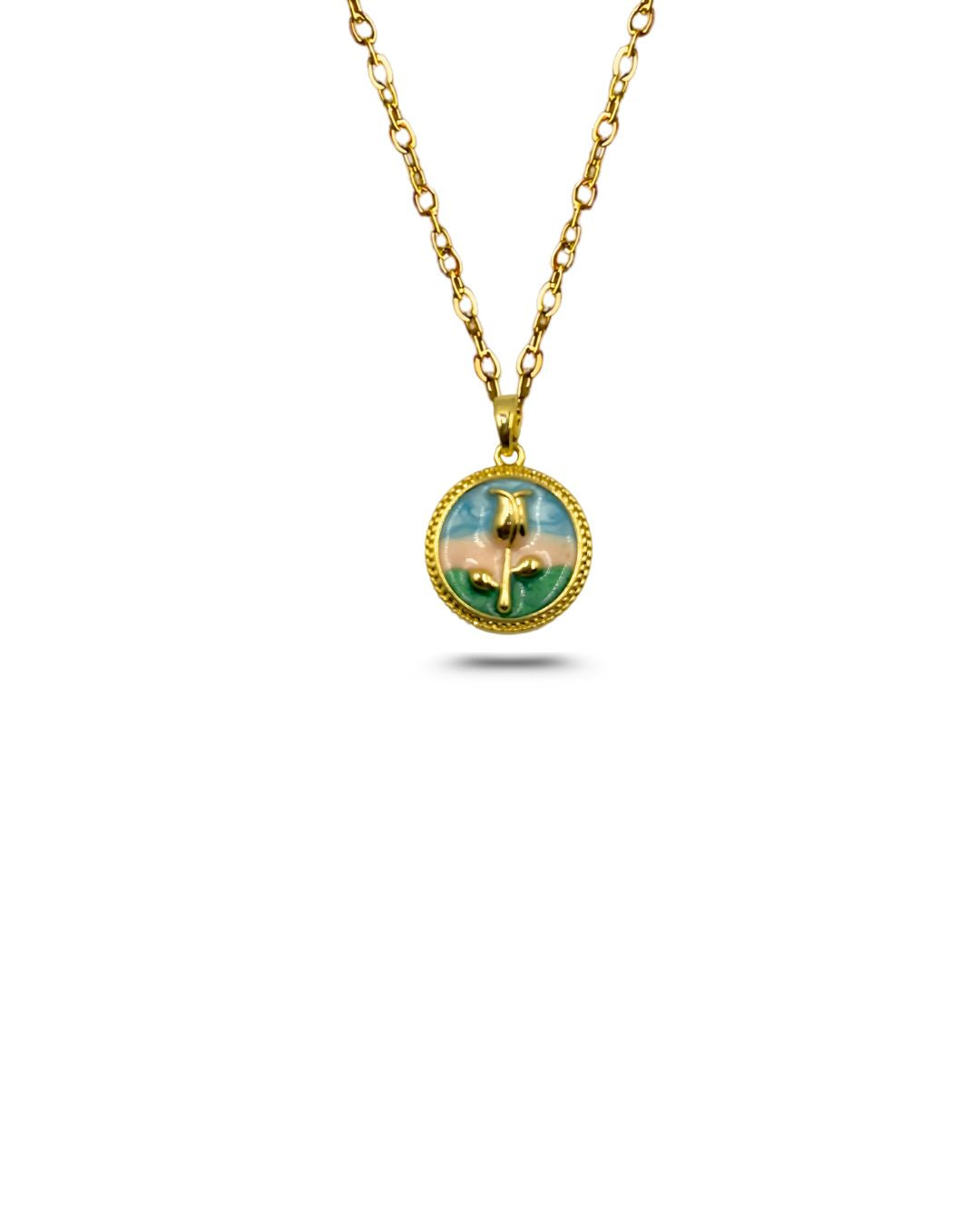 VINTAGE ROSE PENDANT