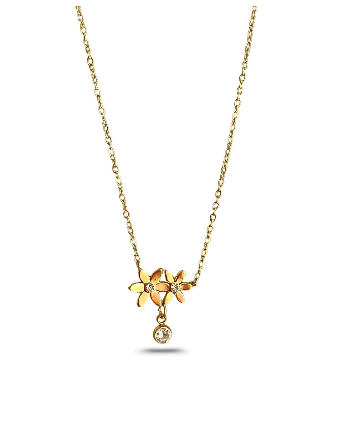 DUAL FLOWER PENDANT