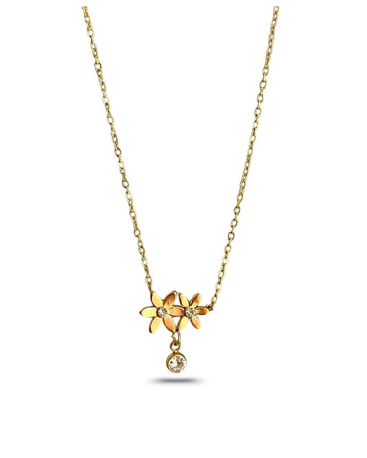 DUAL FLOWER PENDANT