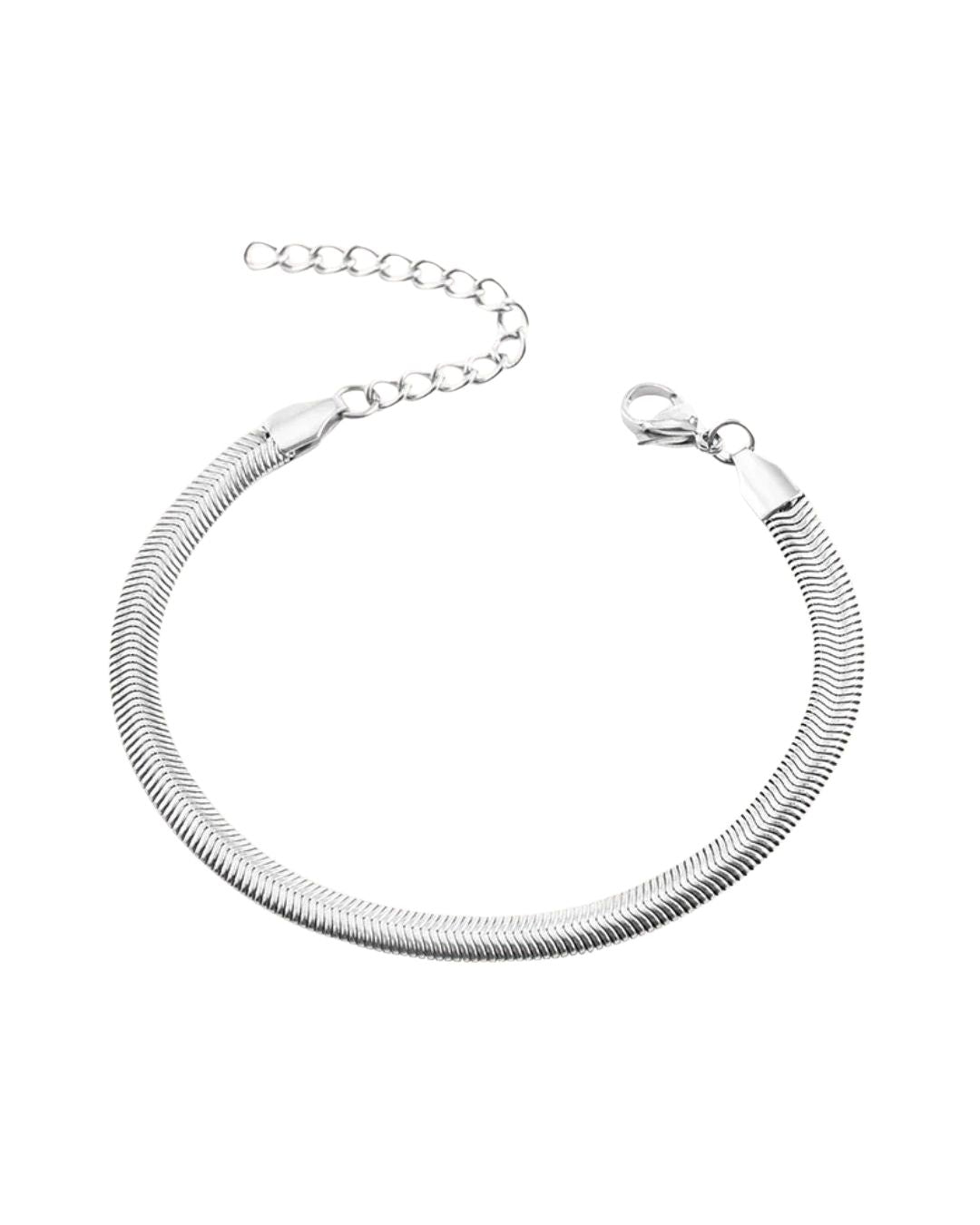 SILVER SNAKE CHAIN BRACELET