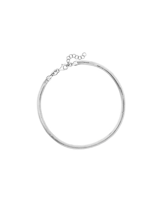 SILVER SNAKE CHAIN BRACELET