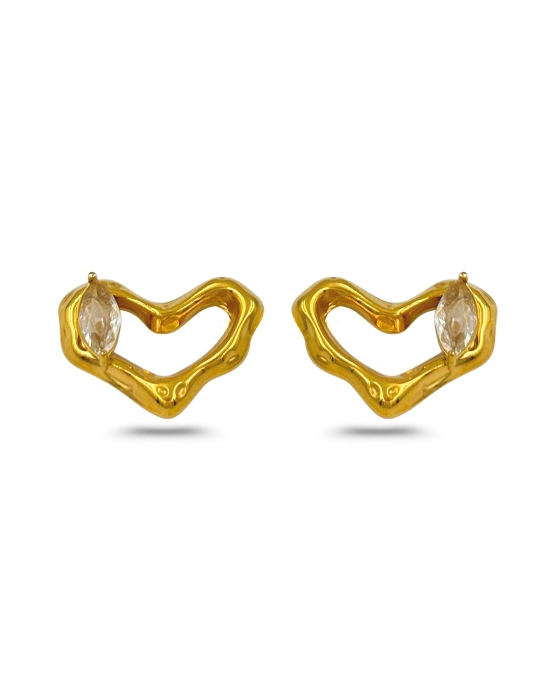 HEART SOLITER EARRINGS