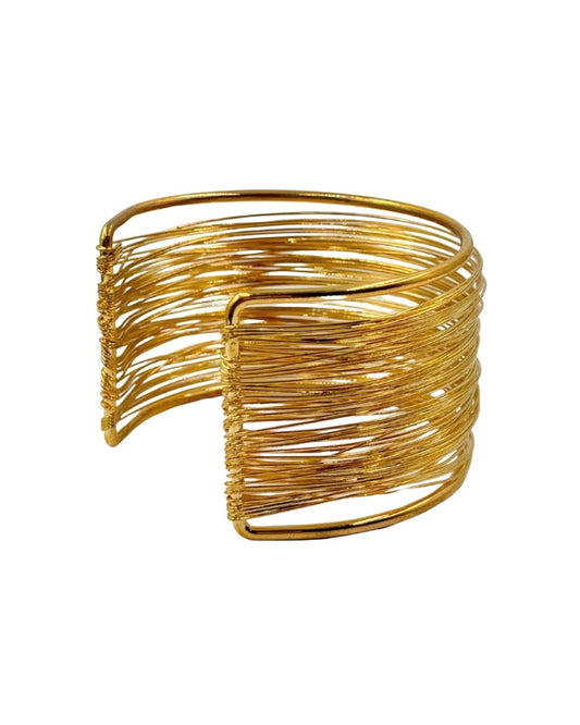 BRASS MULTIWIRE CUFF