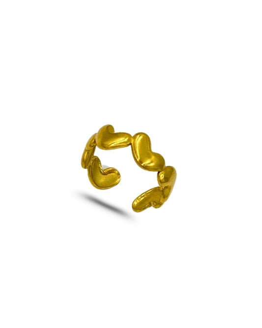 STRIP HEART RING